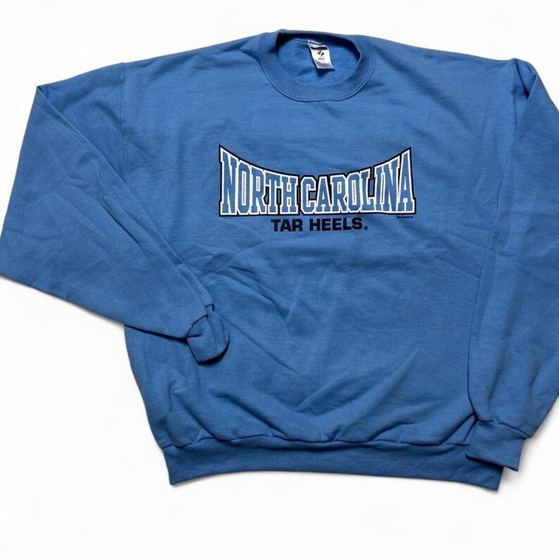 UNC Tarheels Vintage Y2k University Carolina Blue Crewneck Sweatshirt Large image 2