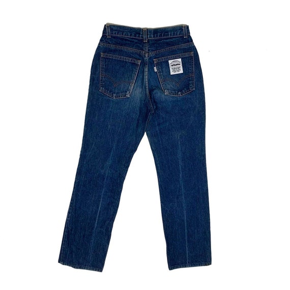 VTG 80s Levis Jeans High Waist White Patch Denim W