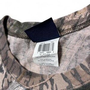 Maglietta mimetica da caccia a maniche lunghe Mossy Oak Shadow Branch Vintage Y2k, 2XL immagine 5