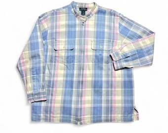 Polo Ralph Lauren Vintage 90s Blackwatch Plaid Crewneck Sweatshirt
