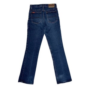 MUDD Jeans Vintage Y2k Denim Dark Wash Low Rise Boot Cut Flare Jeans 28x32