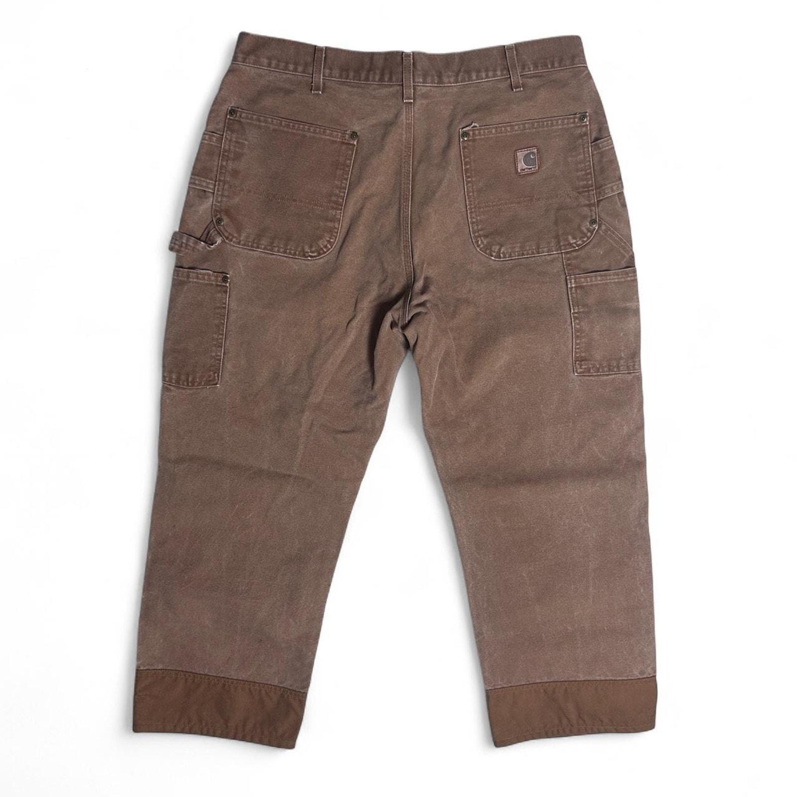 Carhartt B192 BRN Vintage Double Knee Workwear Briar Guard Brush