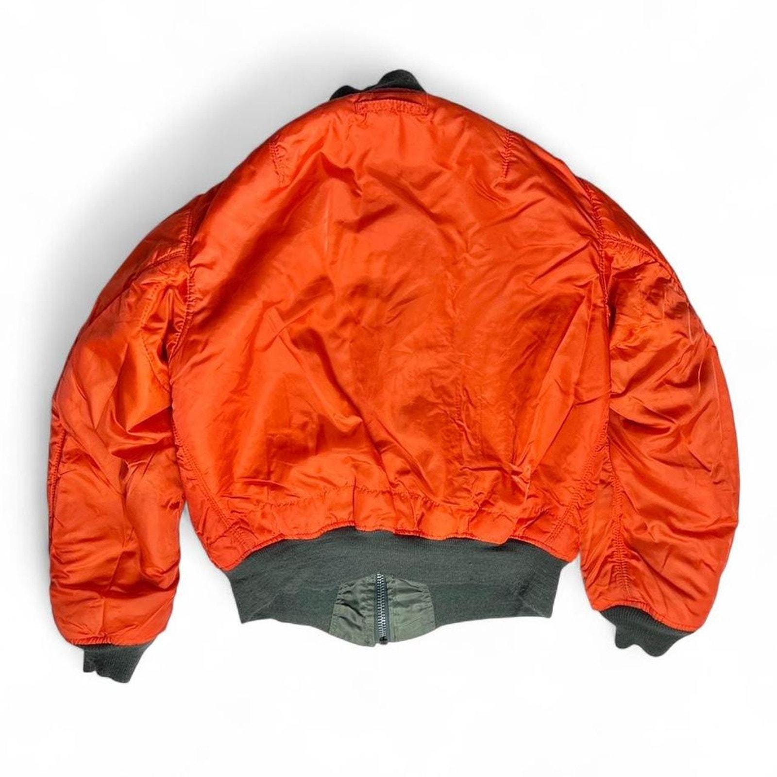 Alpha Industries Vintage 80s USA Made MA-1 Bomber USAF Flight