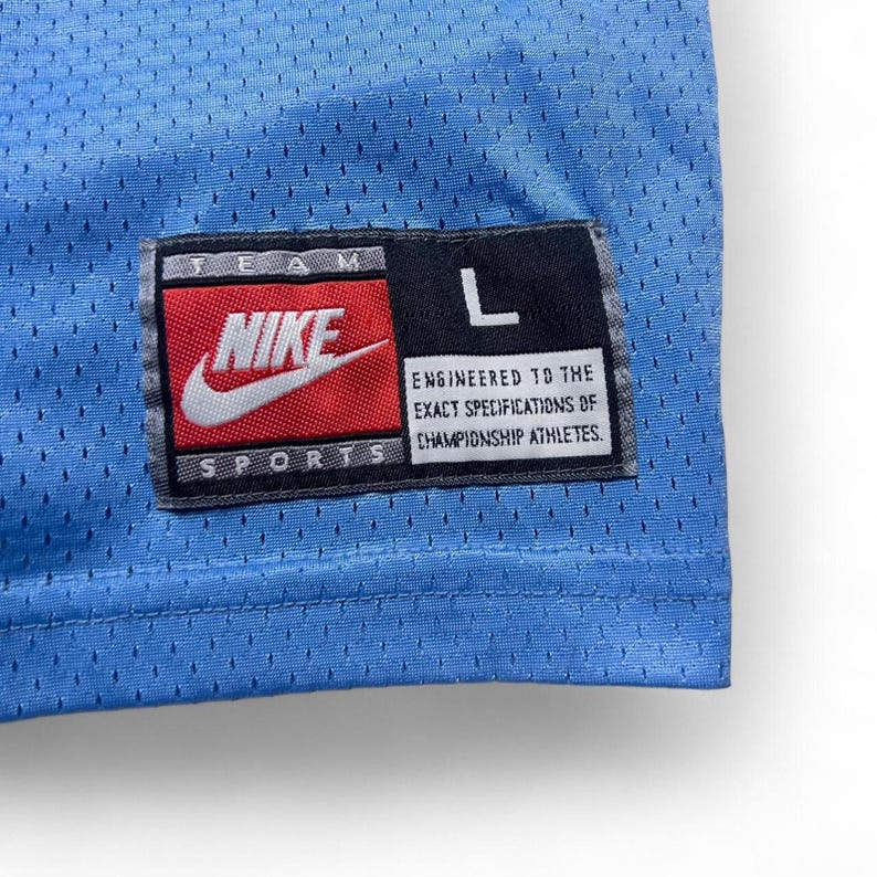 UNC Carolina Tarheels 90s Vintage Nike Team Sports Football Jersey Large image 6