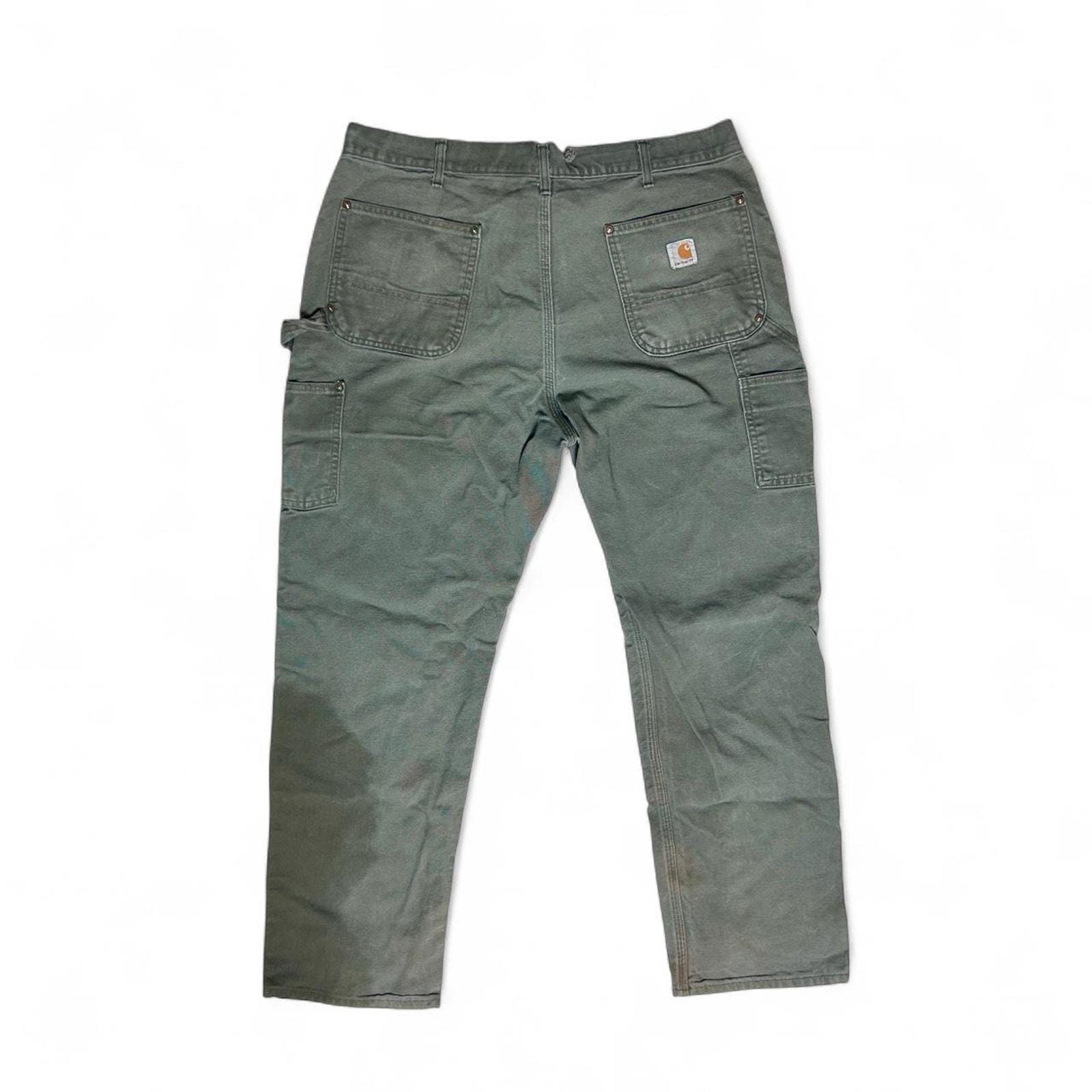 Carhartt B01 USA Vintage Double Knee Workwear Green Canvas