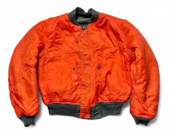70s〜80s alpha USA製　reversible ma-1 jkt Alpha Industries Vintage 80s USA Made MA-1 Bomber USAF Flight