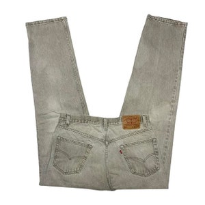 Levi’s Jeans 550 USA made VTG 90s Red Tab Grey Denim Pants 36x33