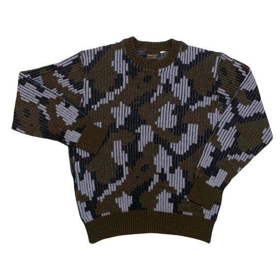 Camouflage 80s VTG Knit Crew Neck 