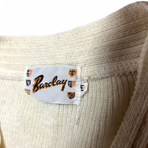 Barclay Vintage 50s Mohair Cardigan Sweater Kurt Cobain Grandpa