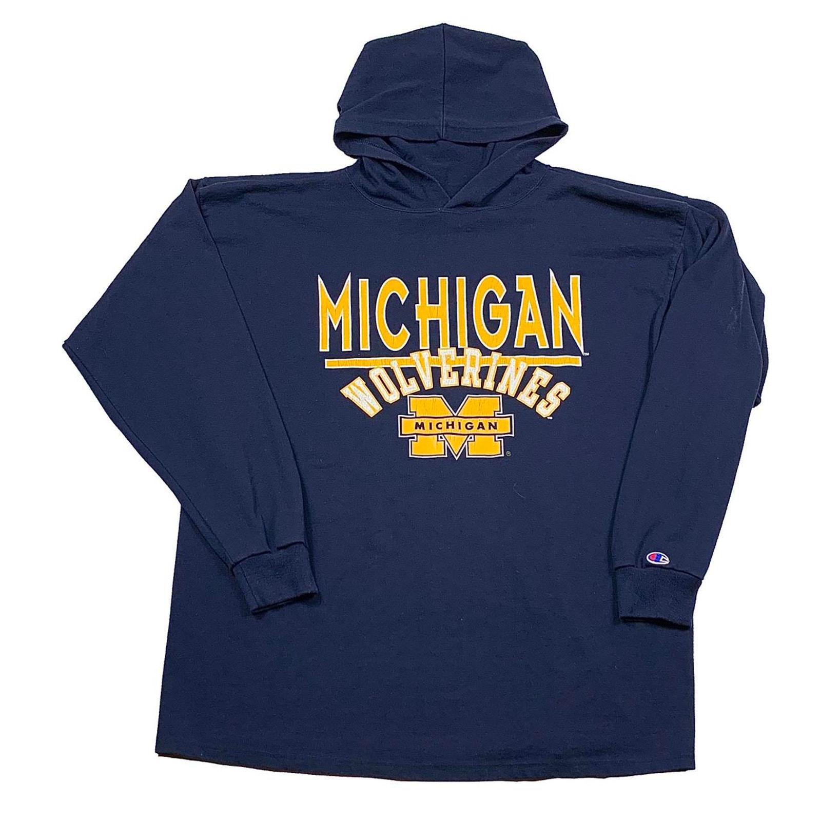 Michigan Wolverines Vintage 90s USA Made Champion Hoodie