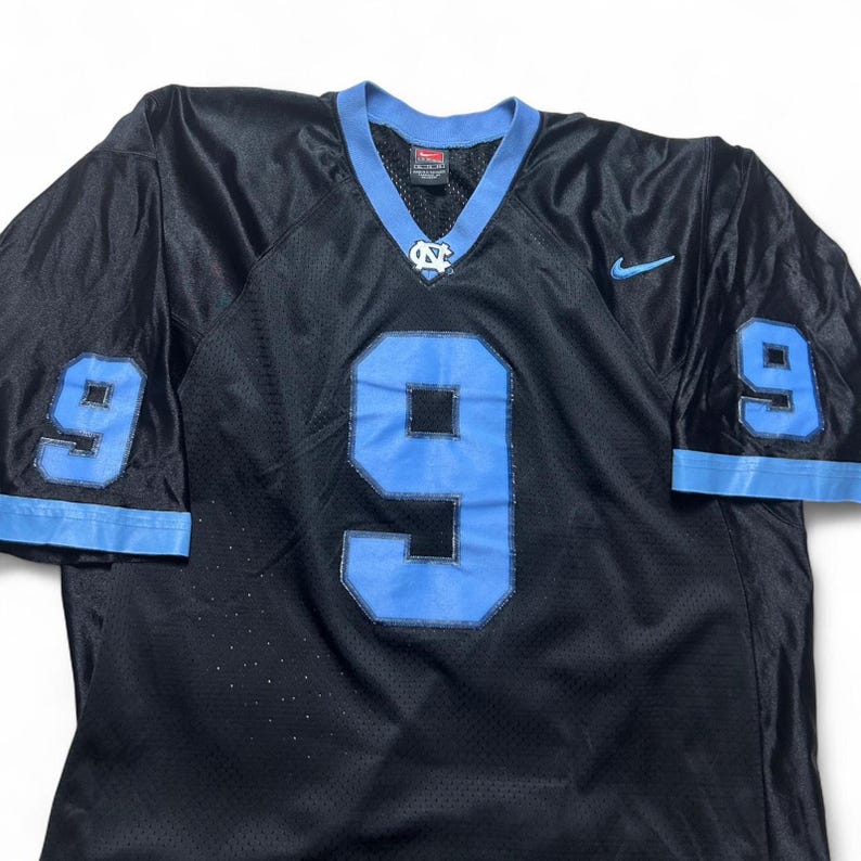Camiseta deportiva de fútbol americano vintage de los Carolina Tar Heels de la UNC, años 90, de Nike, talla XL imagen 5