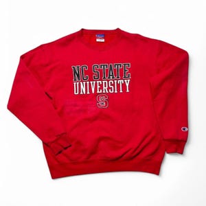 North Carolina State Wolfpack Champion Vintage 90s Crewneck Sweatshirt
