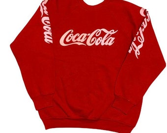 Coca-cola Vintage 80s Red Crewneck 