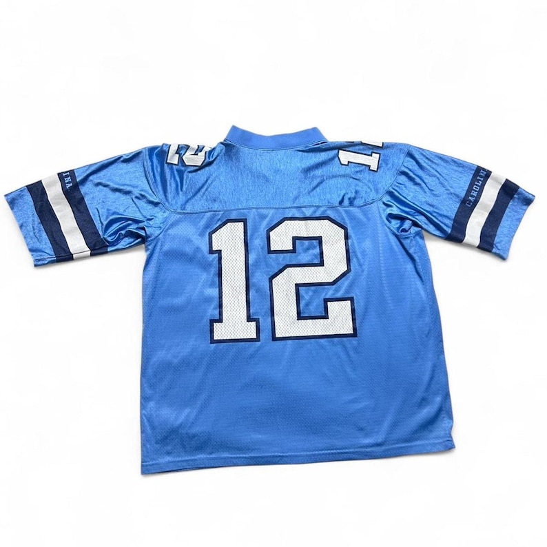UNC Carolina Tarheels 90s Vintage Nike Team Sports Football Jersey Large image 5
