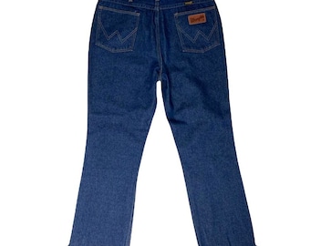 Wrangler Jeans 70er Sanfordset Boot Jean 945PW USA Flares Dark Wash 34x29