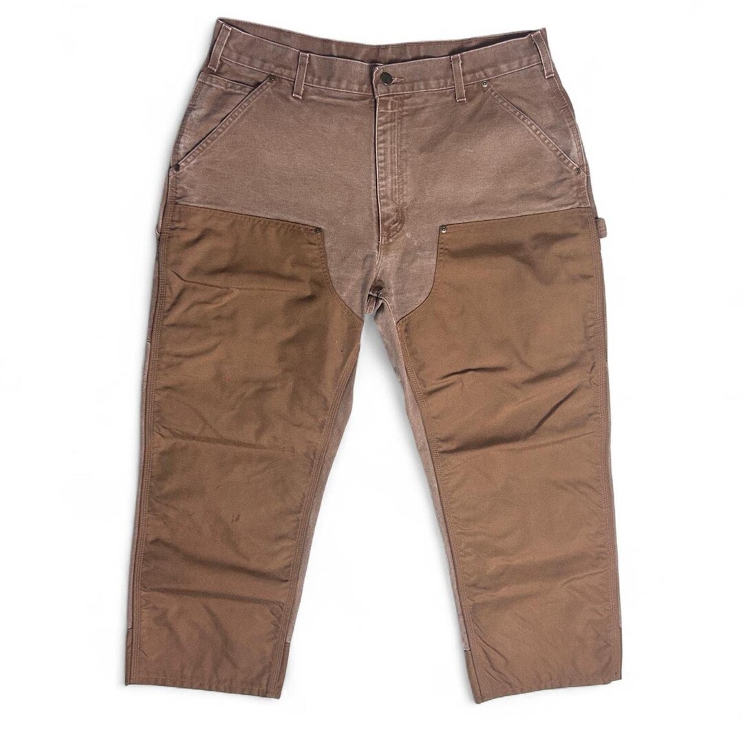 Carhartt B192 BRN Vintage Double Knee Workwear Briar Guard Brush