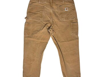 Carhartt B01BRN USA Made VTG Double Knee Duck Canvas Carpenter