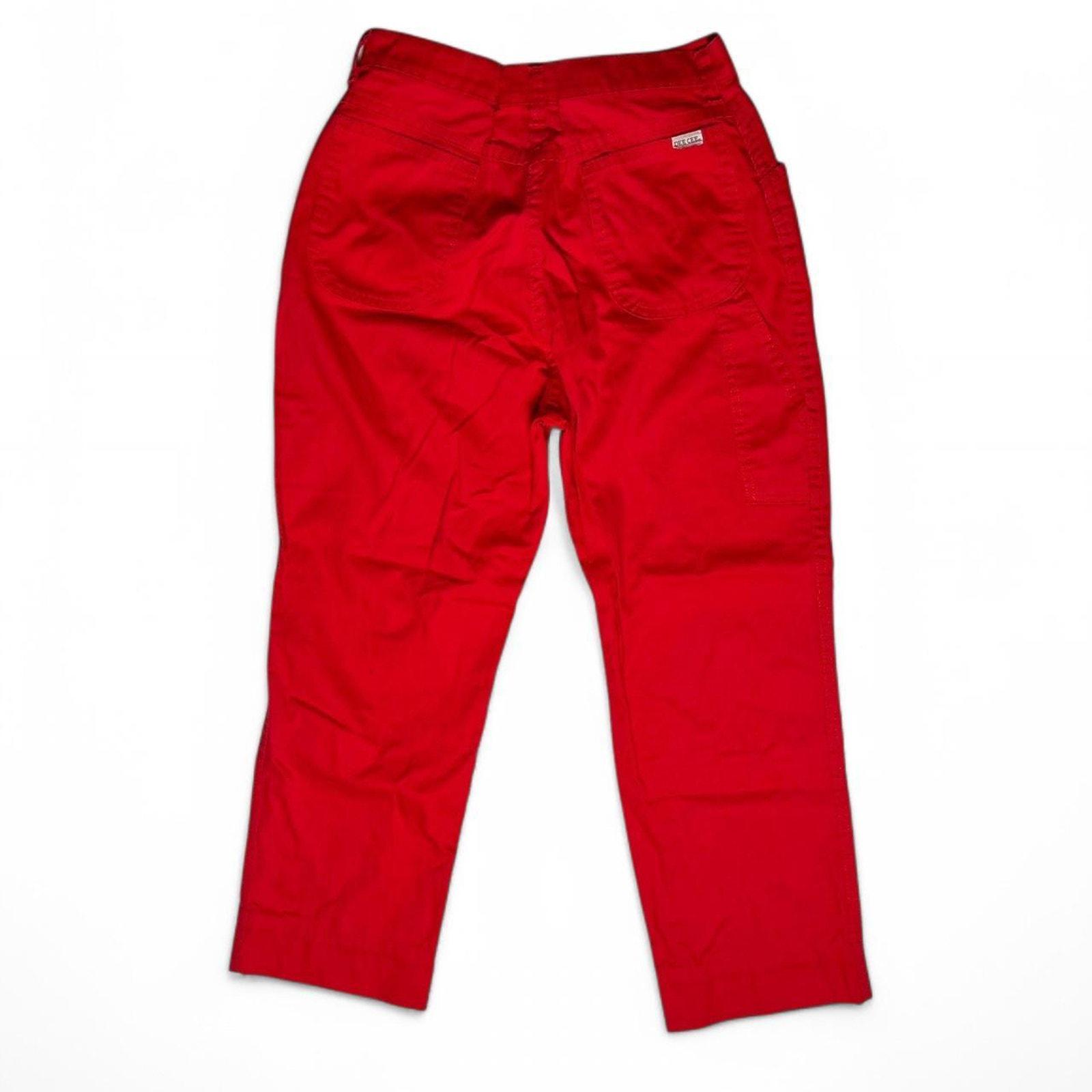 Washington Dee Cee Vintage 1970s Sanforized Red Denim Workwear 