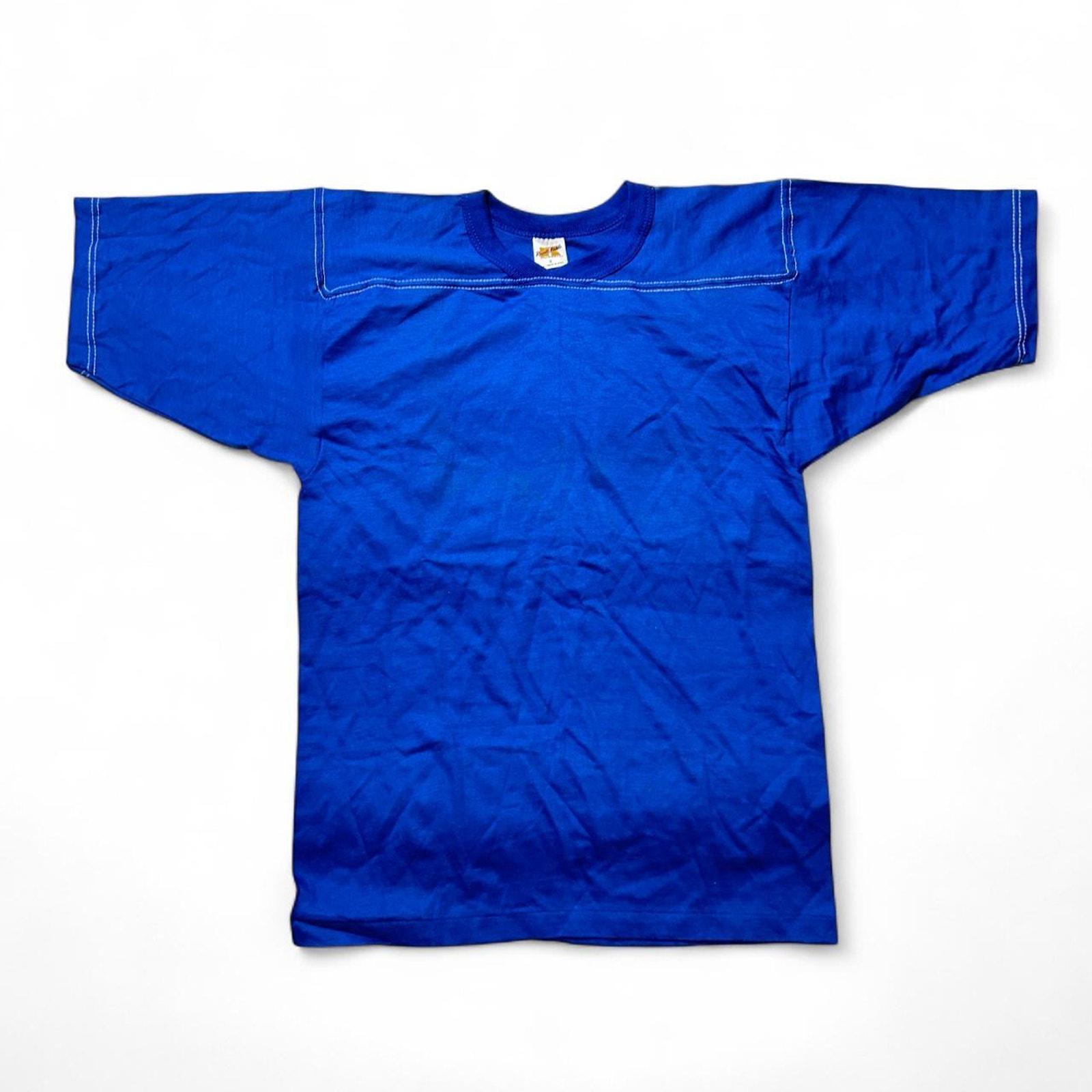 Russell Athletic 70s Vintage Gold Tag Football Jersey T-shirt Tee