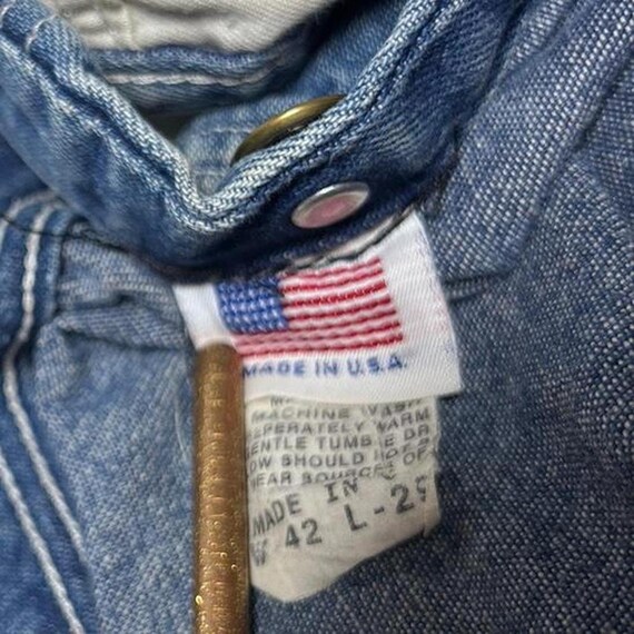 Pointer Brand Vintage 80s USA Denim Workwear Low Back Overalls