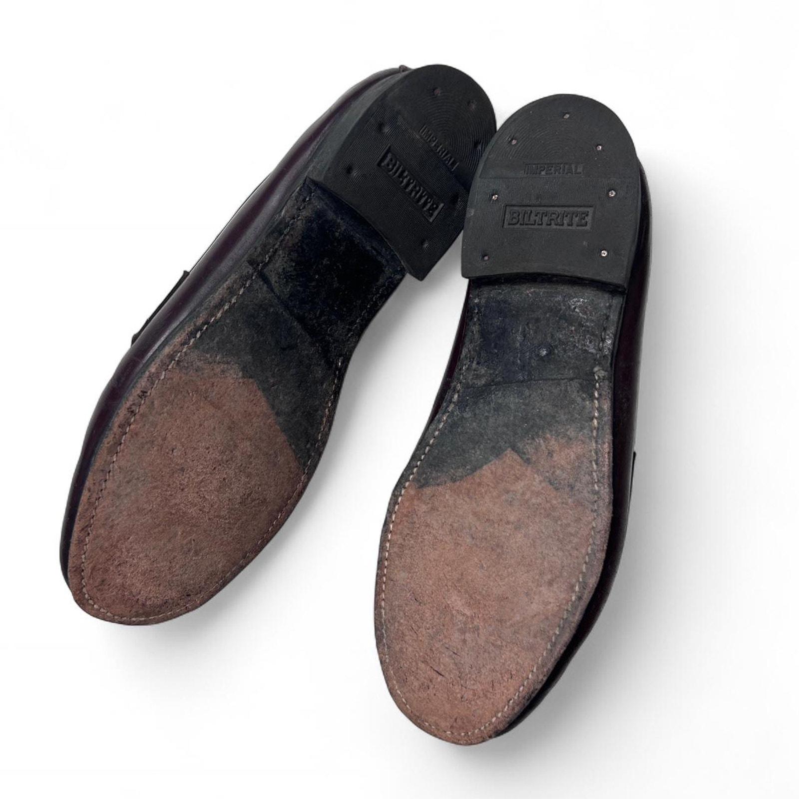 GH Bass & Co Weejuns Penny Loafers Dress Shoes Burgundy  display picture 1