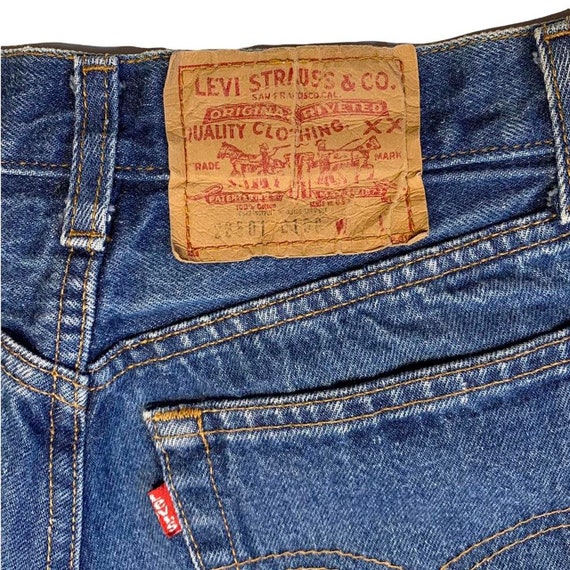 Levi’s Jeans 501 Vintage 80s Button Fly Denim Mom… - image 4