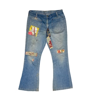 パンツ m Vintage \"Anvil Brand\" Painter Denim 1950's LACE-UP PAINTER PANTs by 