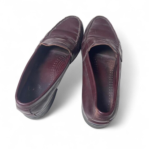 GH Bass & Co Weejuns Penny Loafers Dress Shoes Burgundy Leather Mens Size 11.5 Mens Larson Weejuns® Penny Loafer main image 4