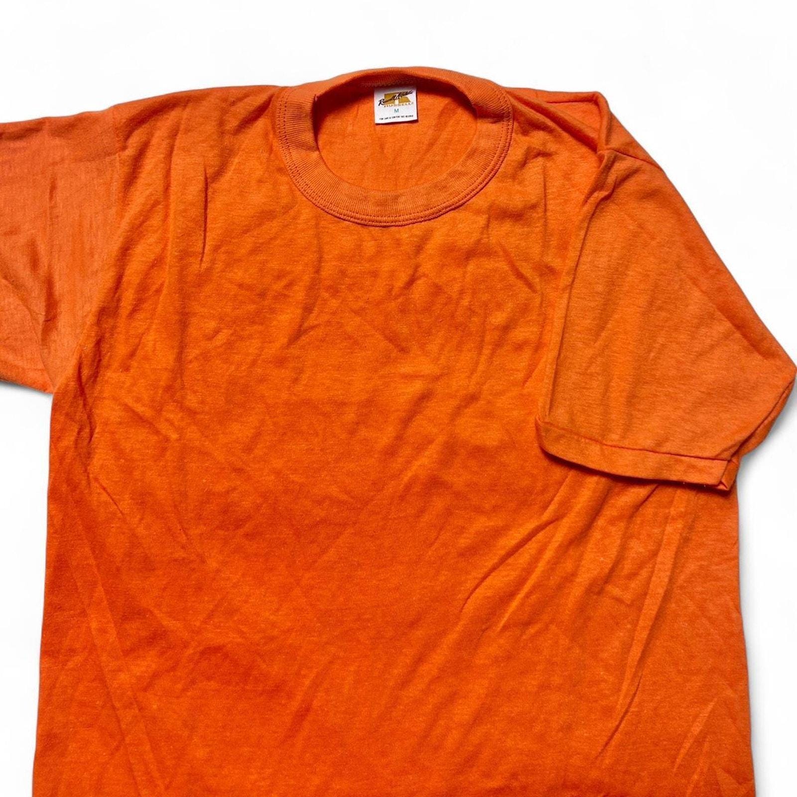 Russell Athletic 70s Vintage Gold Tag Crewneck T-shirt Tee Small