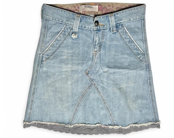 Levi's Vintage Denim Mini Skirt / Size 26 - Etsy