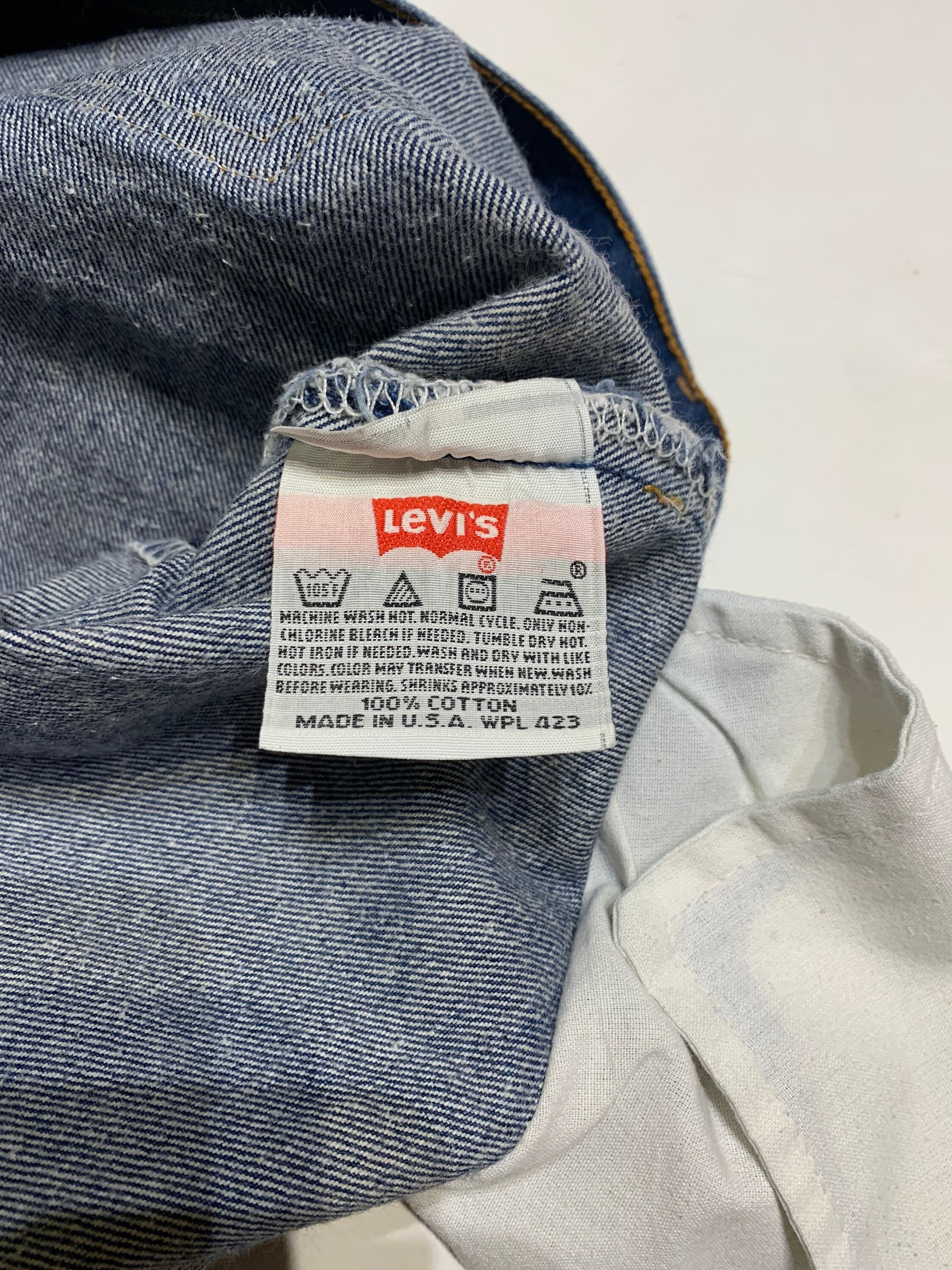 Levi's Jeans 501XX Vintage 90s 5 Button Fly Denim USA Made Medium