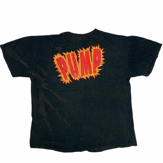 Aerosmith Vintage 90s Pump Tour 1990 Faded Black Band T