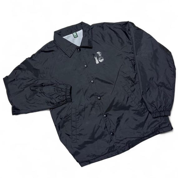 Plan B Skateboards Y2k Vintage Nylon Snap Button Windbreaker Jacket Medium View 3