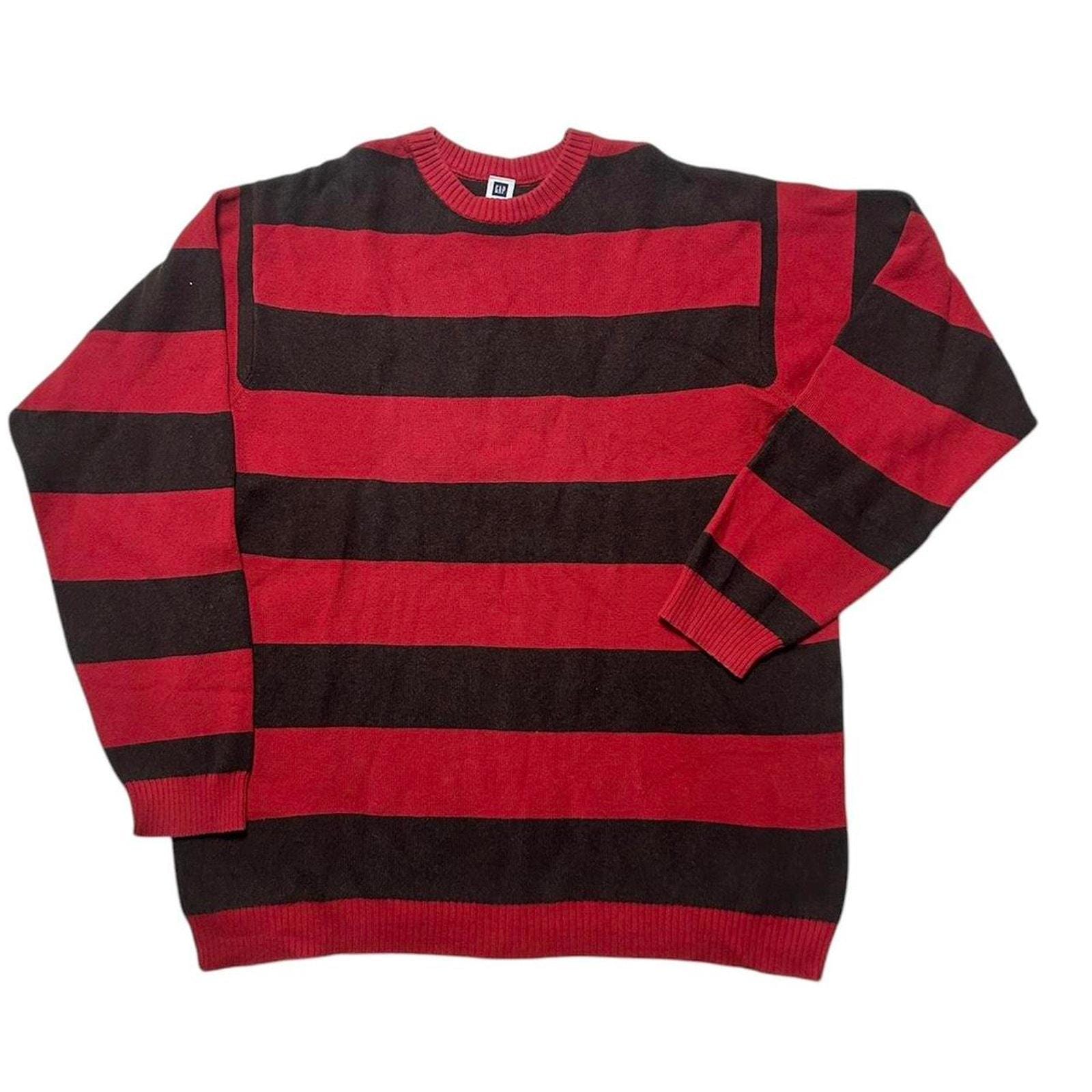 voguish セーター　赤黒ボーダー　 Cobain voguish セーター 赤黒ボーダー Kurt Cobain