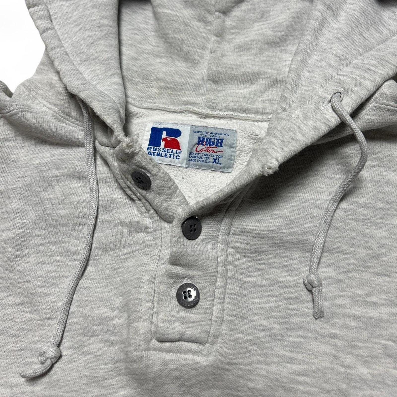 Russell Athletic High Cotton Vintage 90s USA Made Hoodie Pullover