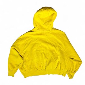 Nike Vintage Y2k Center Swoosh hoodie geel boxy sweatshirt groot afbeelding 4