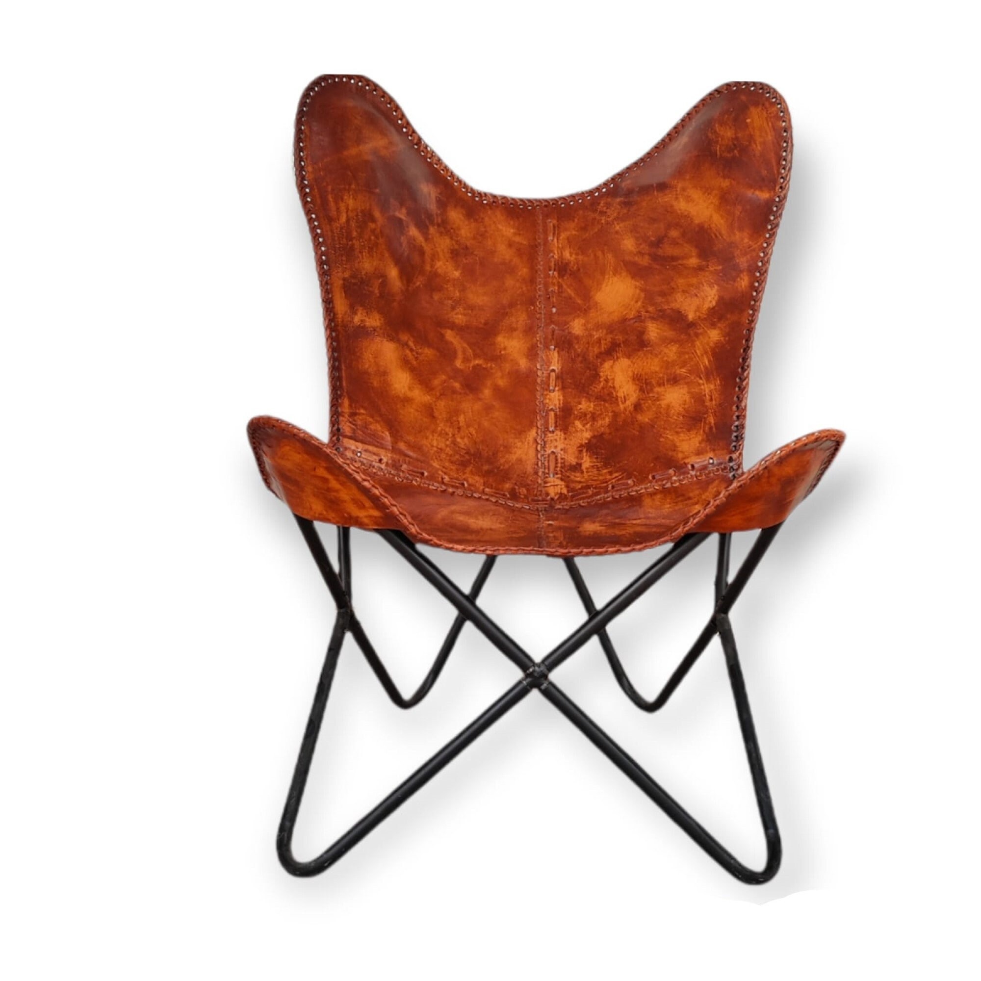 Vintage Leather Butterfly