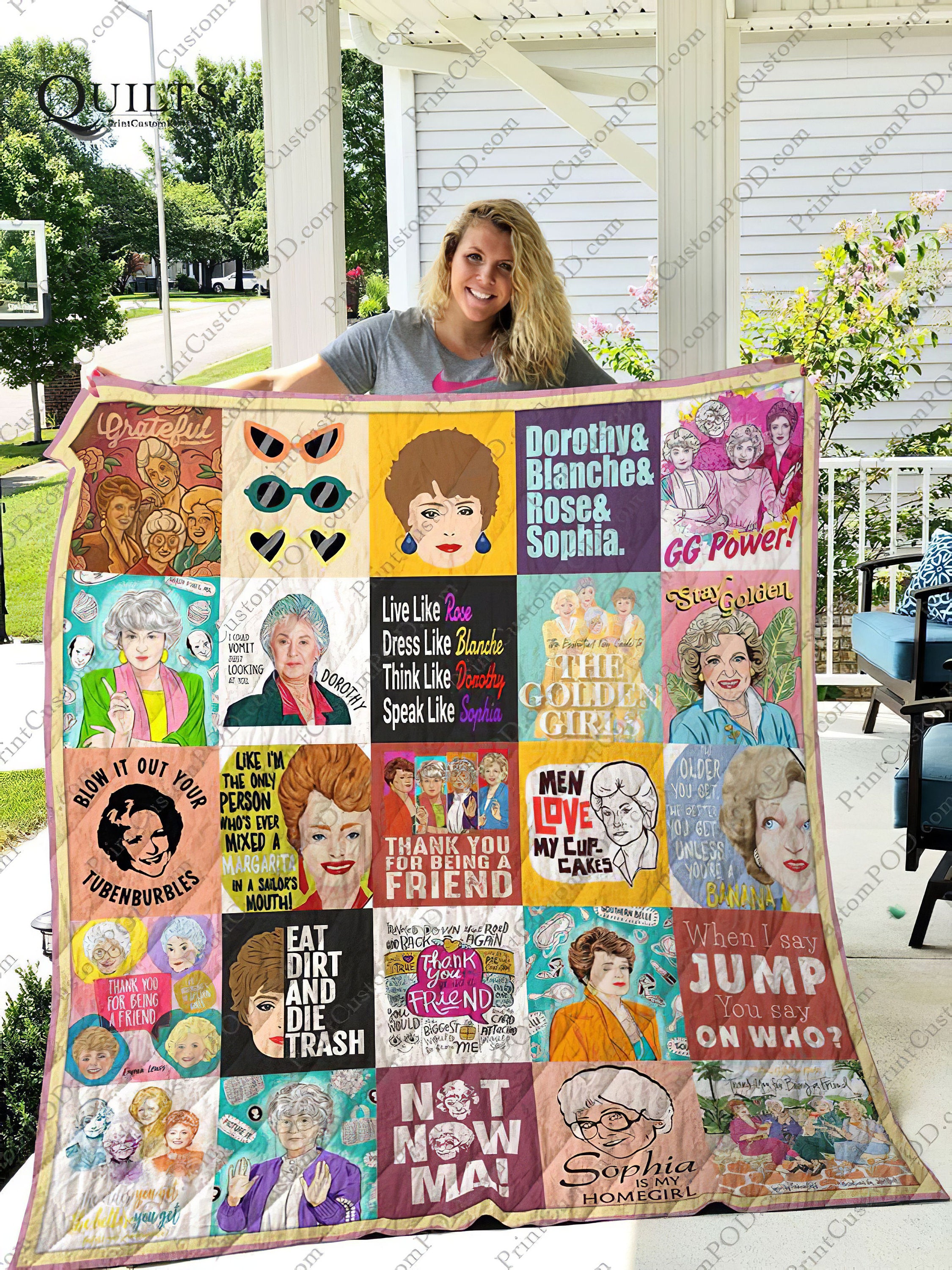 Golden girls blanket deals