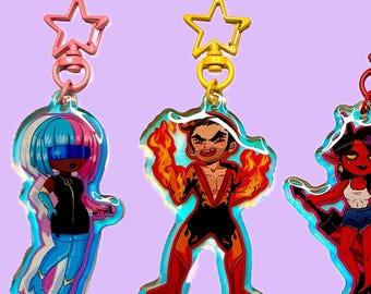 Dispatch character keychains