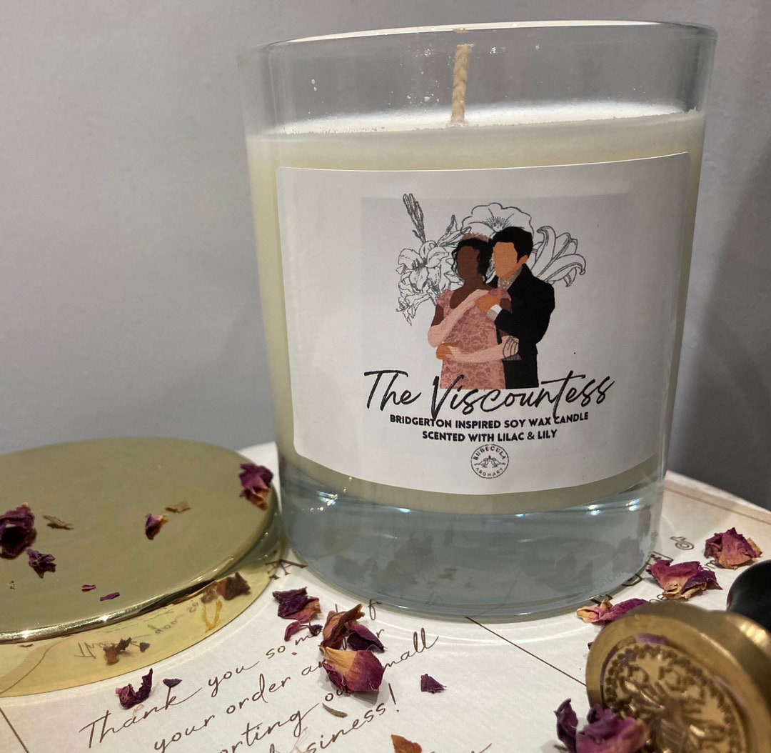 Bridgerton Inspired the Viscountess Soy Candle, Anthony and Kate