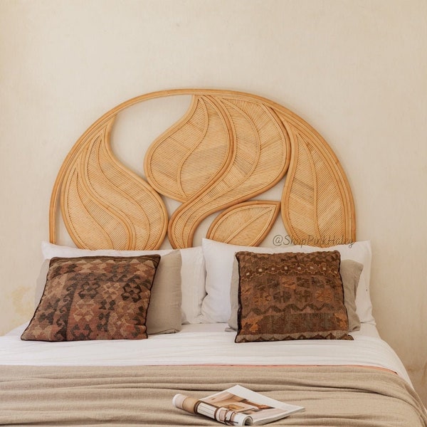 Rattan Headboard Etsy