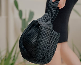 Mackenzie Knit Clutch - Gift For Her, knit clutch bags, Yarn clutch bags