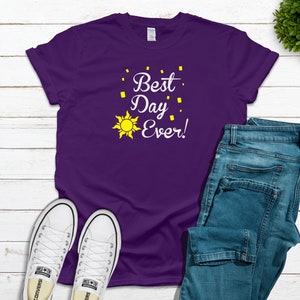Best Day Ever Tee | Disney Tangled | Rapunzel | Flynn Rider | Unisex Tshirt