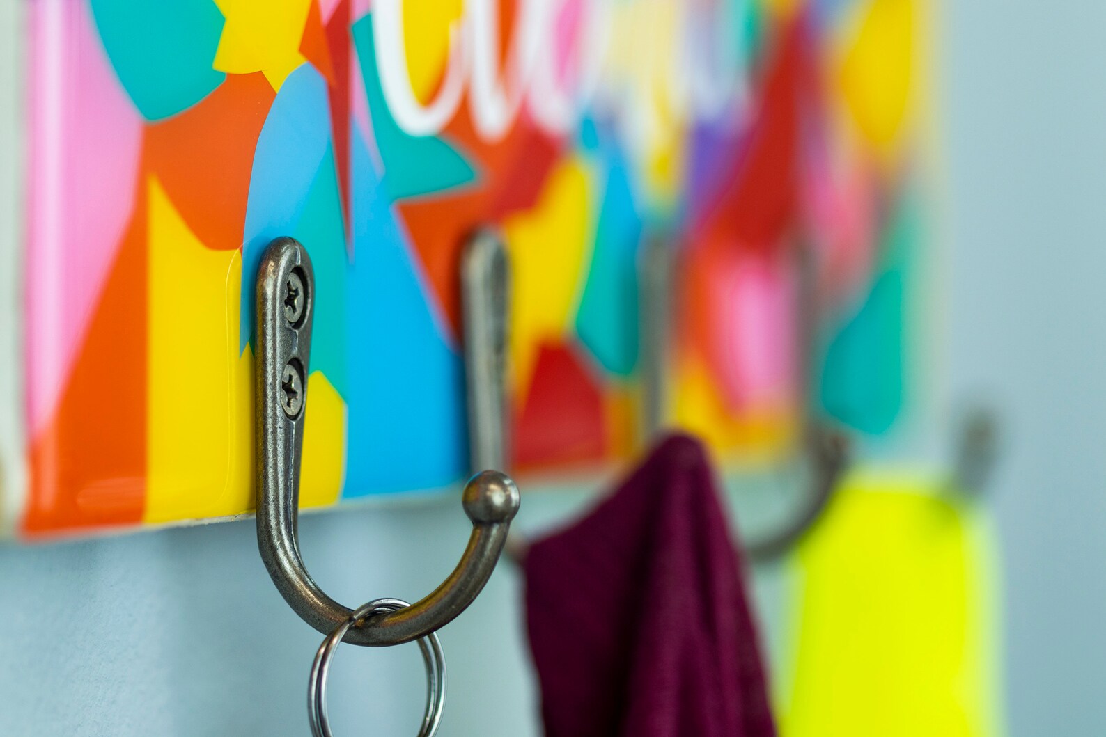 Personalized Wall Hooks Custom Key Holder Coat Rack Key Etsy