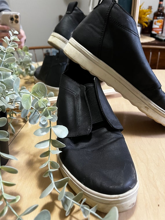 classy leather sneakers