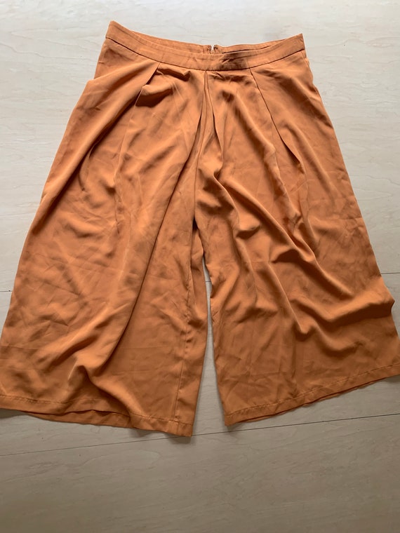 Orange Flared Capris