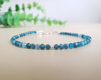 Apatite Sterling Silver Bracelet