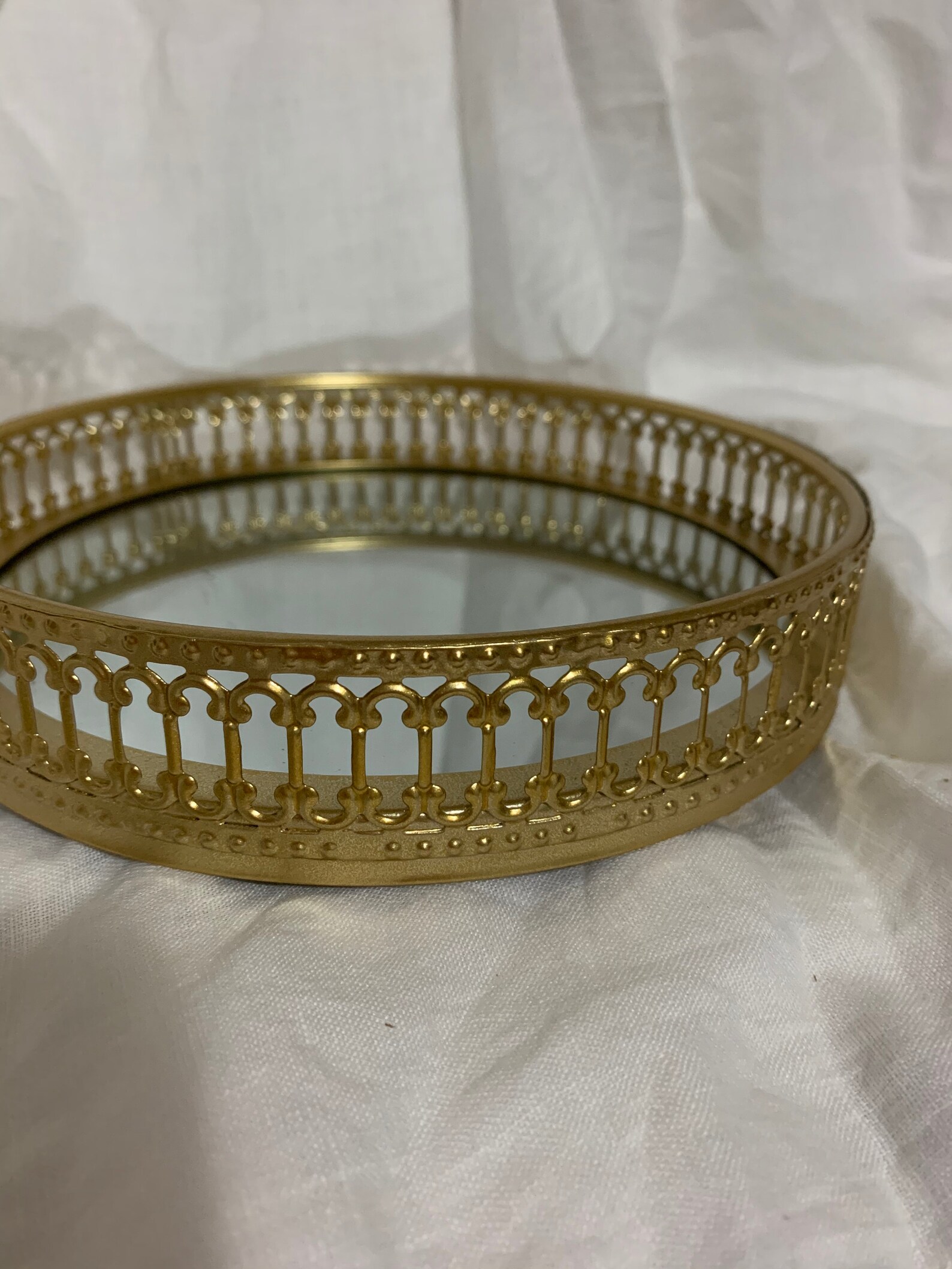 The Antique Mirror Plate SMALL Etsy