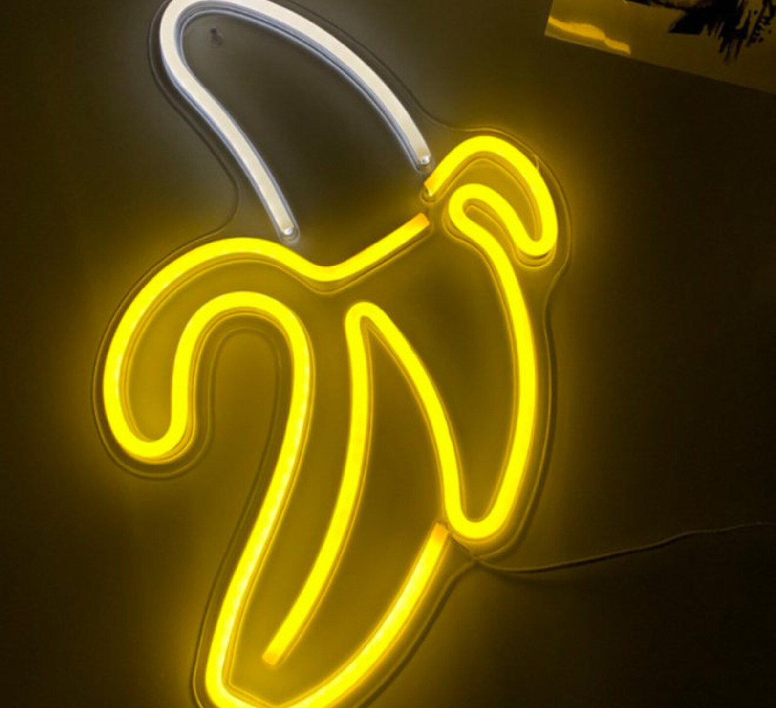 Banana LED Neon Sign Light Neon Light Wall Word Poster Etsy