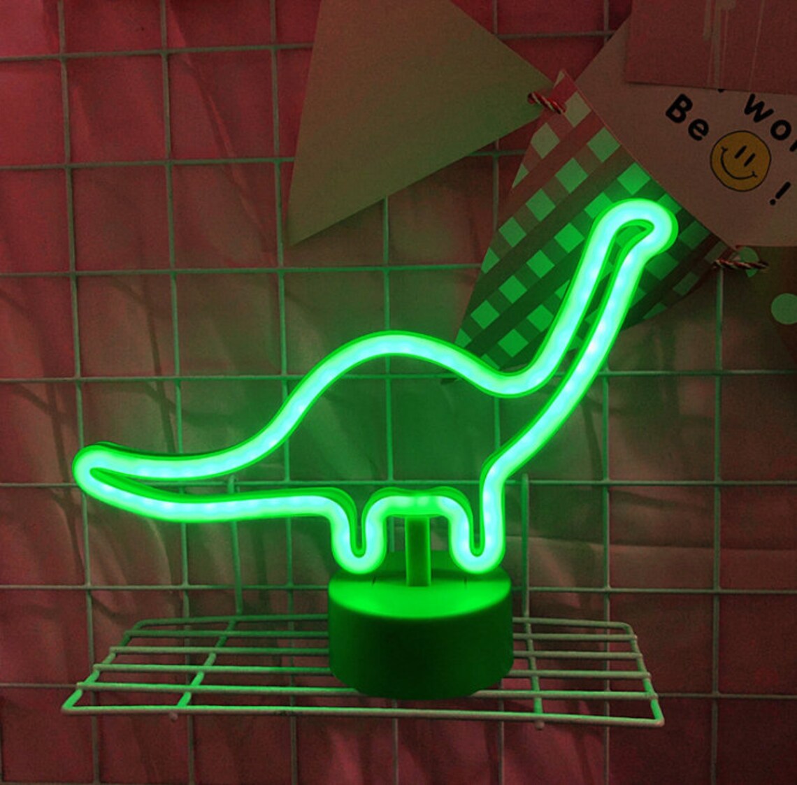 LED dinosaur Neon Lightdinosaur Neon dinosaur Sign dinosaur Etsy